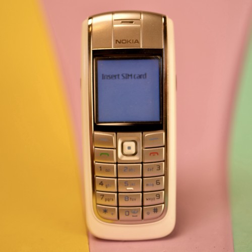 Vgc nokia 6020 silver grey - vgc,