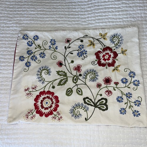 Ikea embroidered floral - embroidered,