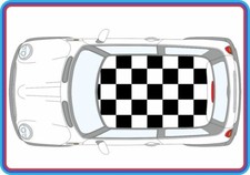 Mini chequered Roof graphics