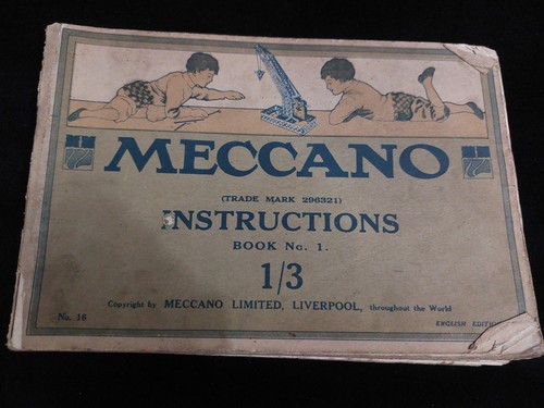 1917 meccano company set - meccano,
