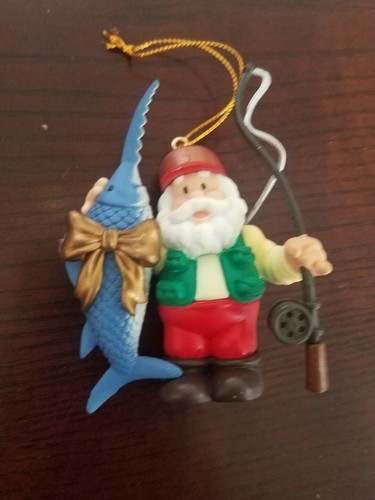 Santa and fish christmas - and, tree