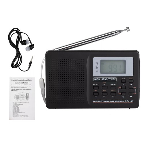 Portable digital radio lcd - portable,