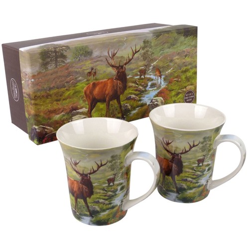 Set highland stag china - 2,