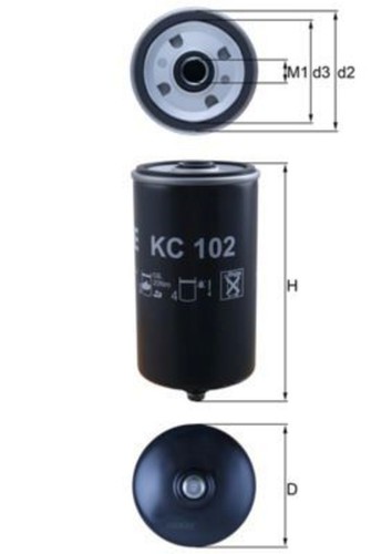 Fuel filter mahle fits - filter, man