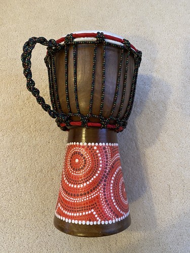 African tribal wooden - tribal, djembe
