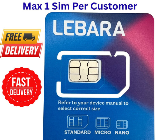 Lebara sim card - x,