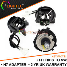 2x H7 HID HEADLIGHT BULB HOLDER ADAPTER CLIPS VW GOLF MK6 MK7 SCIROCCO VITO UK