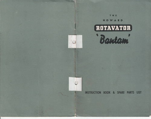 Howard rotavator bantam - howard, 'bantam'