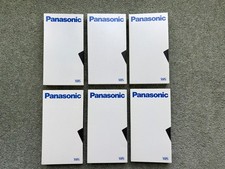 6x Panasonic VHS Cassette