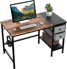 HOMIDEC Computer Desk, Office Work Desk for student and worker, Writing Desk wit