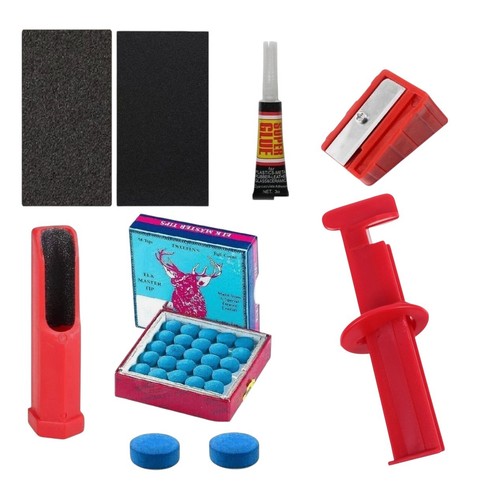 Snooker pool cue tip repair - /,