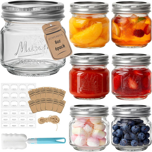 250ml pack mason jars - pack,