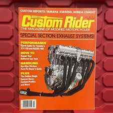 Custom Rider Magazine Exhaust