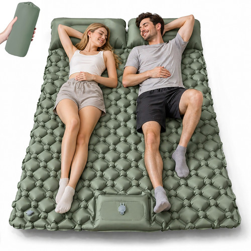 Inflatable mat camping - mat,