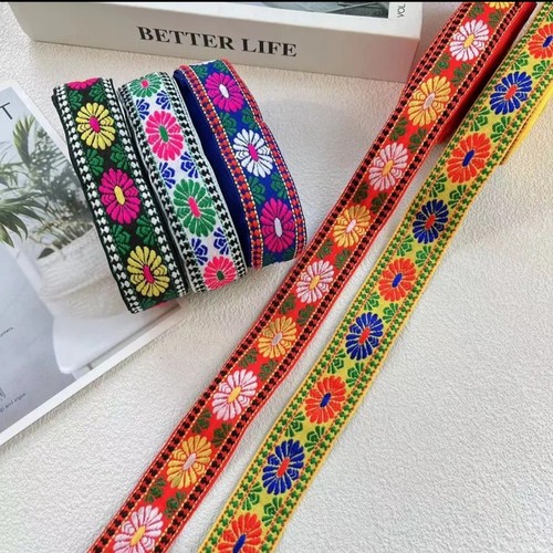 Embroidered floral - 2m,