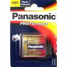 1 x Panasonic CRP2 6V Lithium Power Photo Battery 223 CR223 DL223 2029 Expiry