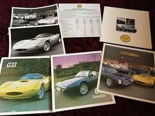Ginetta Brochure Set 1990 - UK Issue inc G32 Convertible, G33, G33 V8 Roadster