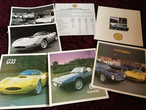 Ginetta brochure set - 1990, uk