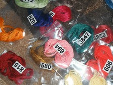 30 DMC Threads  (2 metres