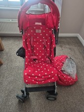Maclaren Cath Kidston Limited Edition Pushchair Stroller Red