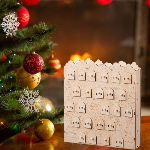 Advent calendar wooden - wooden,