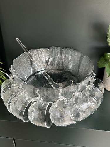 Vintage arcoroc fleur punch - fleur,