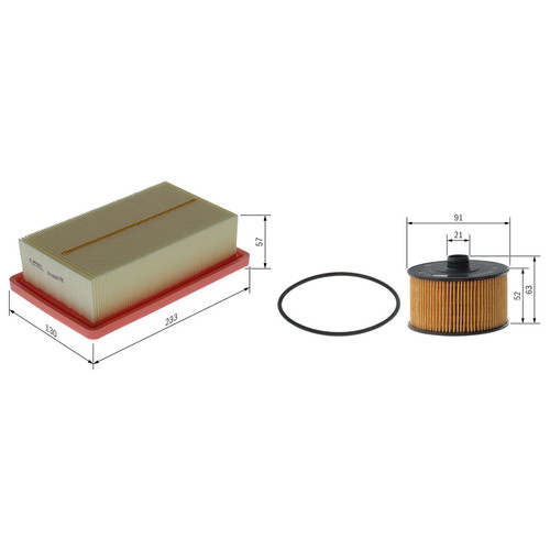 Bosch service kit with air - air, &