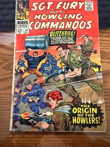 Marvel sgt fury and his - marvel,