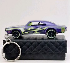 HOT WHEELS 2020 '69 DODGE CHARGER 500 KEYRING GIFT PACK FREE SHIPPING 