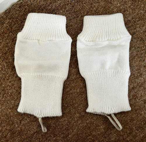 Women white knit ankle - white,