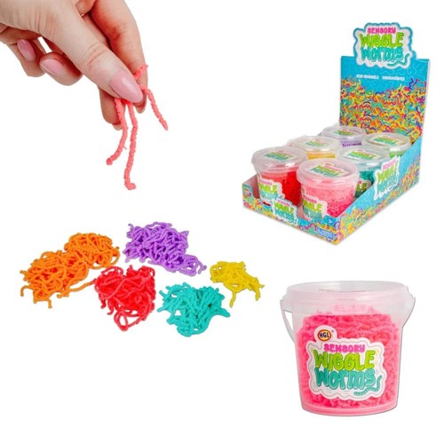 Multi colour wiggle worm - colour,