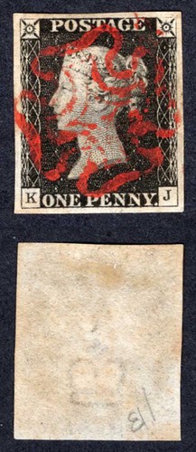 Penny black plate good - black, 1b