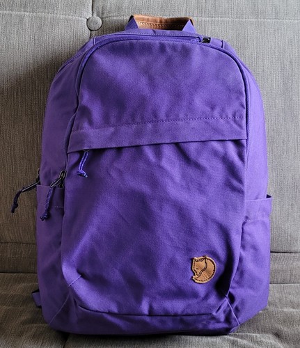 Fjallraven raven backpack - raven, l