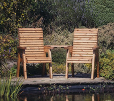 Wooden garden furniture Love