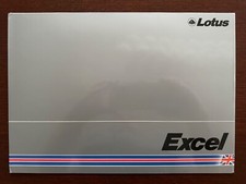Brochure / brochure Lotus Excel MY 1983 rare! rare!