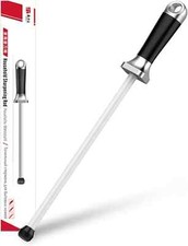 12" Professional Ceramic Sharpening Stone Knife Sharpener Honing Rod Stick Tool