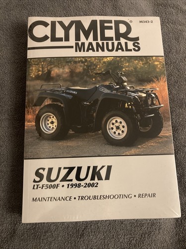 Suzuki quad atv clymer - quad,