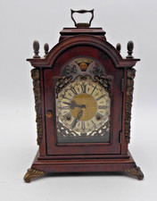 # Vintage Wuba Moonphase Mechanical Mantel Clock with Key
