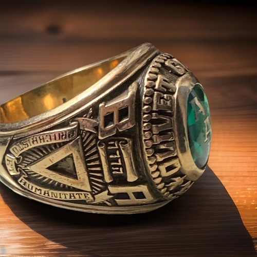 Heavy 10k gold college - 10k,
