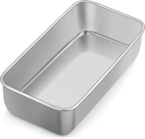 Loaf tin 2lb stainless - tin,,