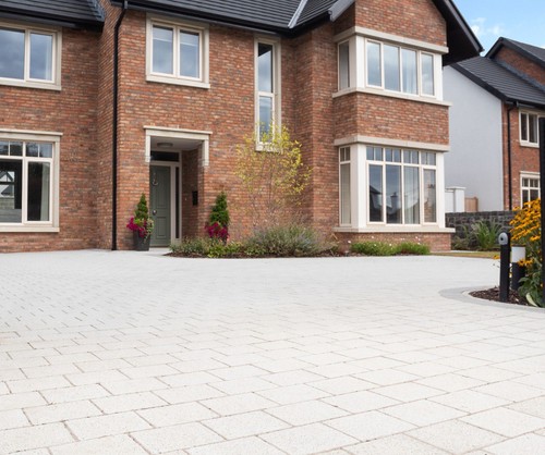 Block paving contemporary - block,