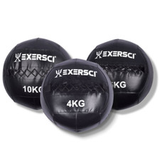 Exersci - Wall Medicine Ball - Cardio Fitness Gym Workout Exercise