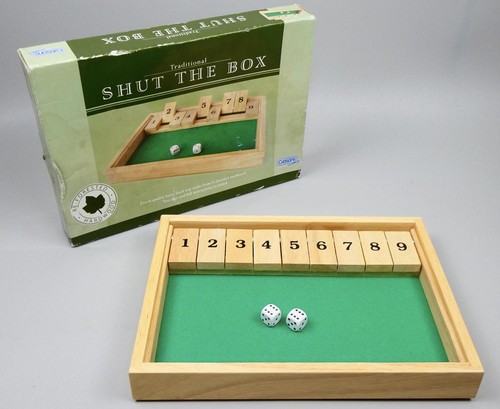 Gibsons shut the box wooden - the,