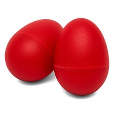 Plastic Egg Shakers - Red Durable Percussion Shakers