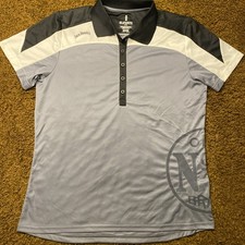 NEW Jack Daniels Old No. 7 Polo Elevate Sport Top Women Medium Striped NWOT