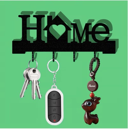 Home love shaped keychain - love,