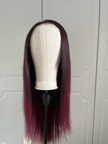 Wig fashionburgundy red - wig, is
