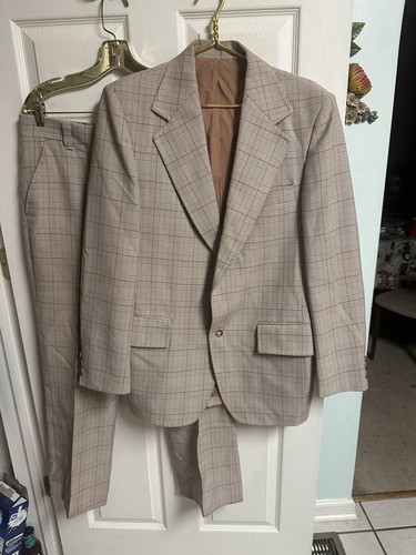 Vtg disco 42l brown red - vtg,