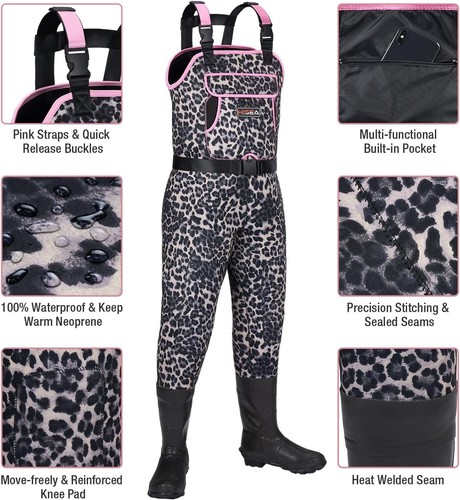 Hisea womens chest waders - chest,