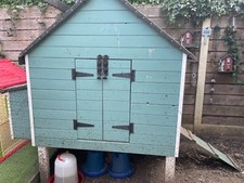 large chicken coop hen house